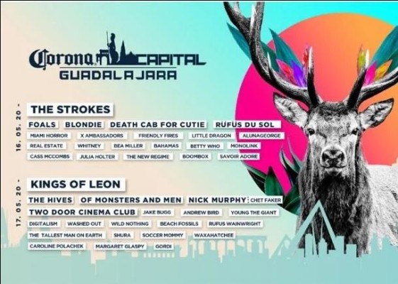 The Strokes, Kings of Leon, Blondie y más... Así es el cartel del Corona Capital 2020