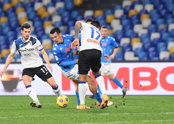 Napoli y Atalanta se anulan e igualan 0-0 en la ida de las semifinales de la Copa Italia