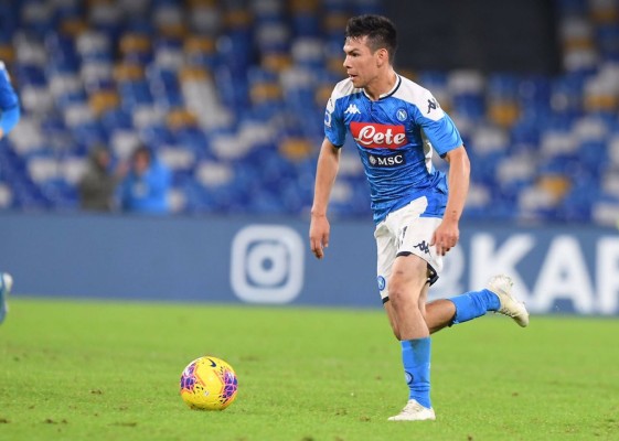 Chucky Lozano es titular en empate del Napoli ante el Génova