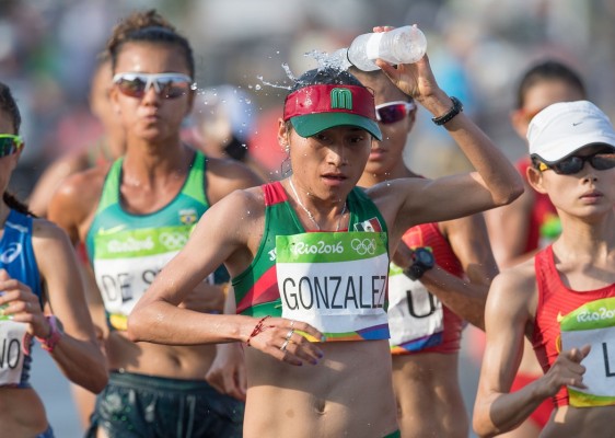 La atleta mexiquense María Guadalupe González.