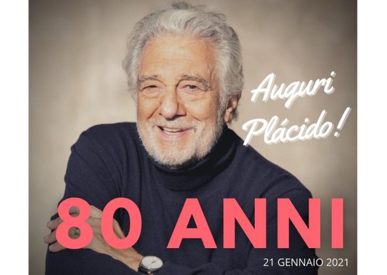 Plácido Domingo celebra sus 80 años de vida