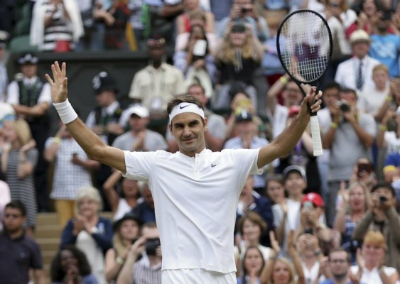 Federer y Djokovic, a la segunda semana en Wimbledon