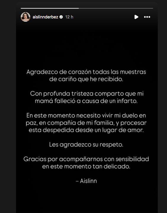 $!Muere Gabriela Michel, mamá de la actriz Aislinn Derbez