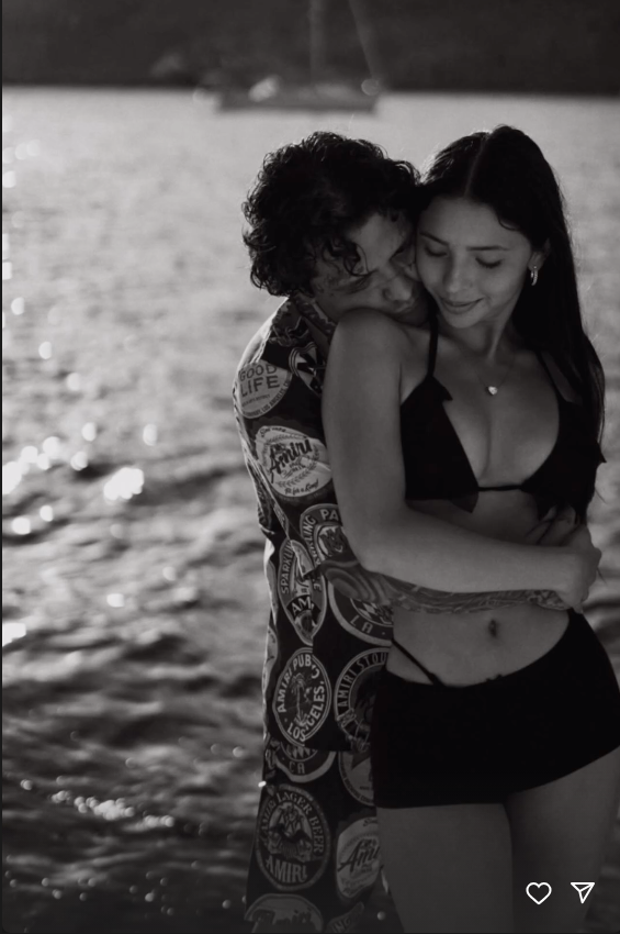 $!Celebran Christian Nodal y Ángela Aguilar su primer aniversario de bodas