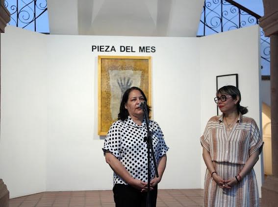 $!Inna Teresa Álvarez y Olivia Ramírez inauguraron la exposición de la pieza.