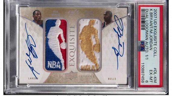 $!Récord histórico: tarjeta firmada por Michael Jordan y Kobe Bryant se vende por 12.9 millones de dólares