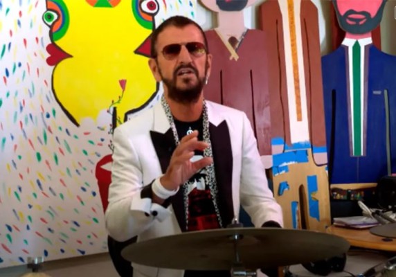 Ringo Starr festejó sus 80 años con una transmisión por YouTube