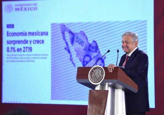 Economía mexicana se contrae 0.1% en 2019; primera caída en una década