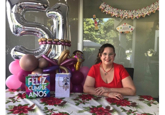 Cristina Castaños, recibe felicidad en su cumpleaños