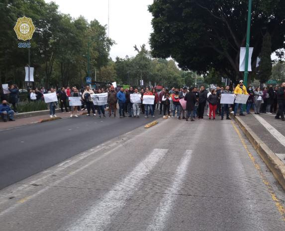 $!Trabajadores del Poder Judicial bloquean avenidas en CDMX contra posible extinción de fideicomisos