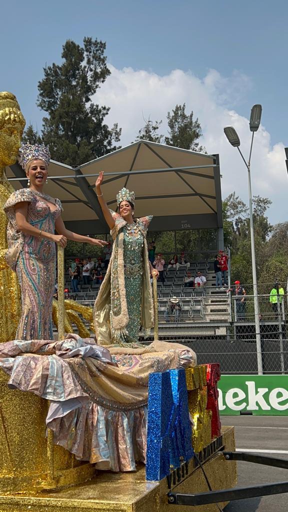 $!Ivanna Matamoros, Reina de los Juegos Florales de 2022 y Carolina Pérez, Reina el Carnaval de Mazatlán 2022.