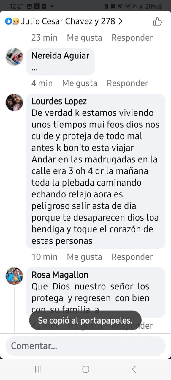 $!Consterna en Rosario desaparición de Víctor, Manuel, Fabián, Francisco y Aldo