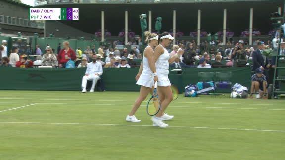$!Giuliana Olmos remonta y avanza a la segunda ronda en Wimbledon