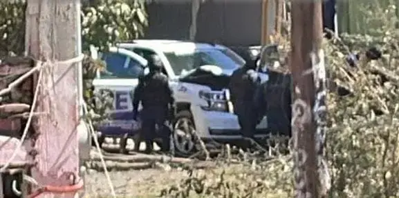 La patrulla de Uneprevif chocó contra el tren en movimiento en un crucero del ferrocarril en la colonia Francisco I. Madero.