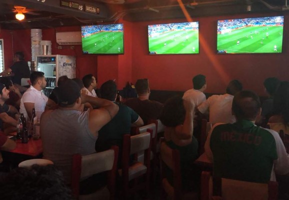 Esperan restaurantes llenos para segundo partido de México en Rusia