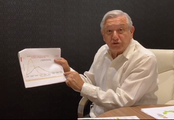 El Presidente Andrés Manuel López Obrador exhortó a extremar los cuidados.