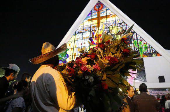 La iglesia de La Lomita es el lugar donde se concentran los festejos a la Virgen de Guadalupe.