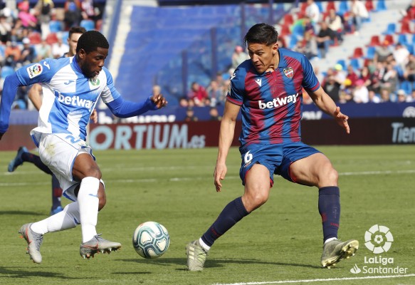 El Leganés pierde con el Levante. (Foto: Twitter @CDLeganes)