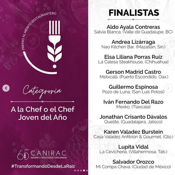 $!Andrea Lizárraga, de Mazatlán, va por el premio a la Chef Joven del Año