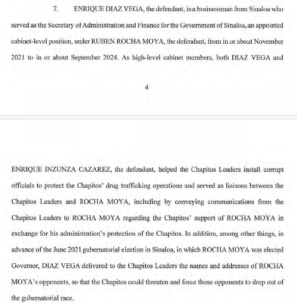 $!De esto acusan en Estados Unidos a Rubén Rocha Moya y funcionarios de Sinaloa