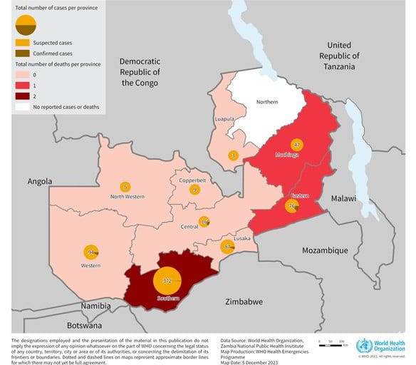 OMS alerta sobre un alto riesgo de expansión de brote de ántrax