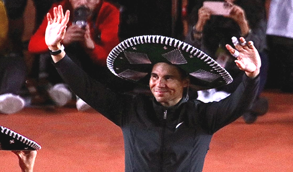 Rafael Nadal gana en la Plaza México.