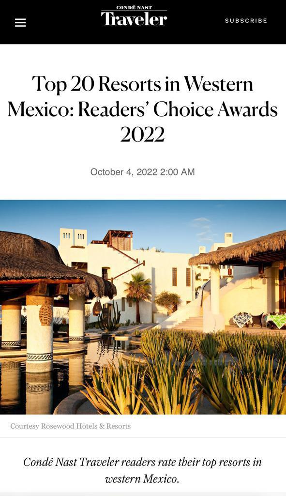 $!Se encuentra Pueblo Bonito Mazatlán Beach Resort entre los mejores 20 resorts de México