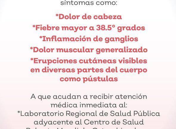 Salud Jalisco llama a las personas que hayan acudido a una fiesta en Puerto Vallarta a que se chequen para descartar la enfermedad.