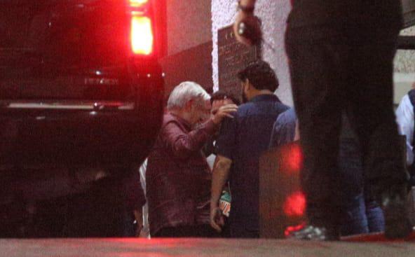 $!Supervisa AMLO la presa Santa María y recibe detalles de la Picachos, tras reunión privada en Culiacán