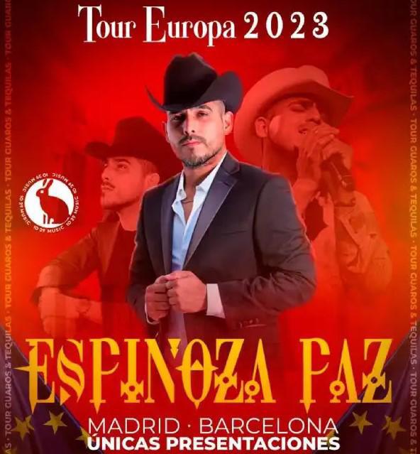 $!Espinoza Paz está en España en la promoción de su Tour Europa 2023