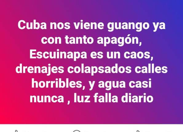 Usuarios se quejan en redes sociales.