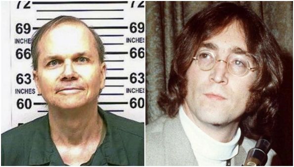 Mark David Chapman y John Lennon.