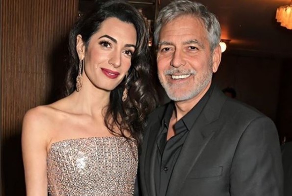 Amal Amaludin y George Clooney