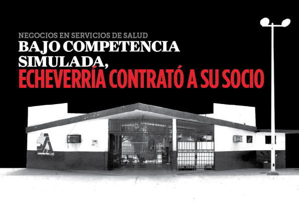 Bajo competencia simulada, Echeverría contrató a su socio