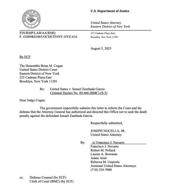 $!Gobierno de EU no pedirá la pena de muerte contra ‘El Mayo’ Zambada