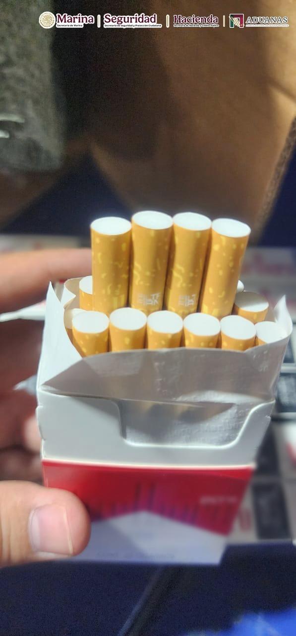 $!Decomisan 2 millones 208 mil cigarrillos apócrifos en el aeropuerto de la CDMX; venía procedente de Bangkok, Tailandia