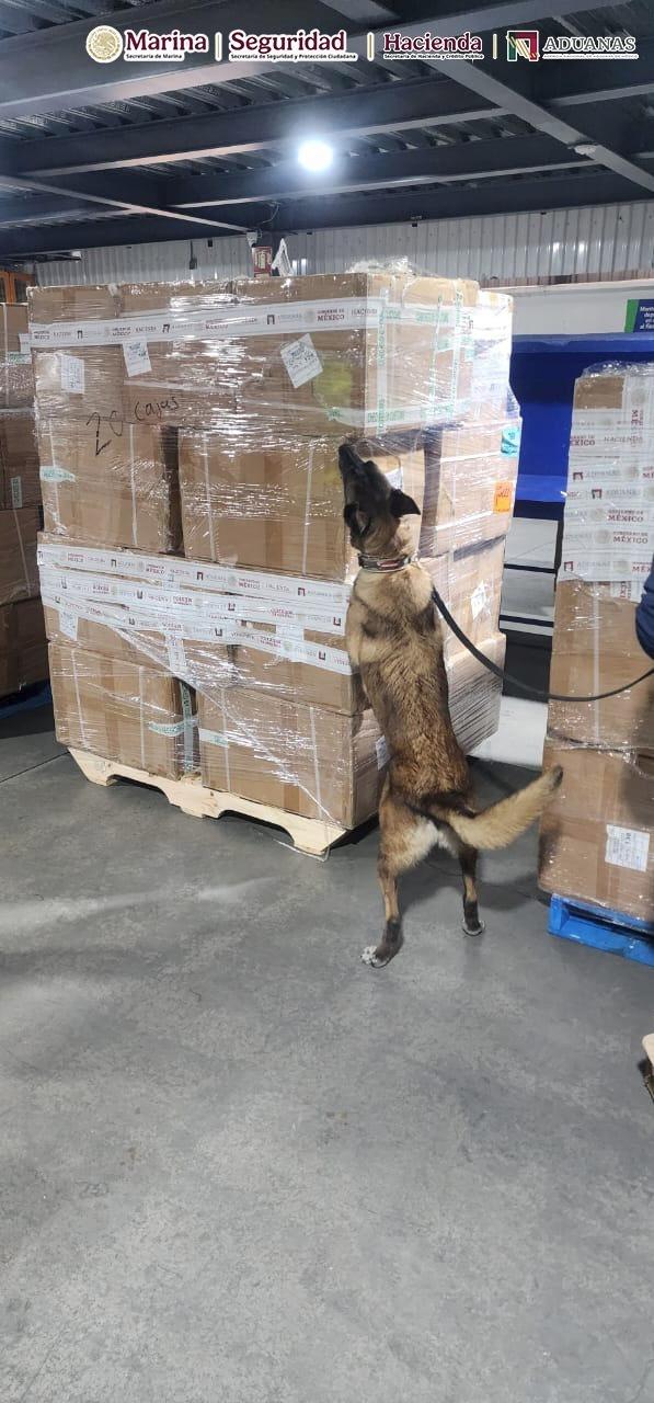 $!Decomisan 2 millones 208 mil cigarrillos apócrifos en el aeropuerto de la CDMX; venía procedente de Bangkok, Tailandia
