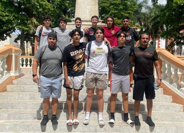 El equipo sinaloense U15 varonil.