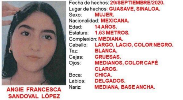 Adolescente de Guasave es reportada desaparecida