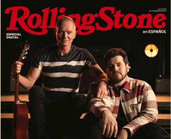 Protagoniza el sinaloense Kurt, la portada de Rolling Stone junto a Sting