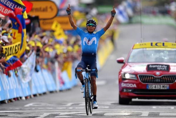 Colombiano Nairo Quintana resucita y gana la etapa 18 del Tour de Francia