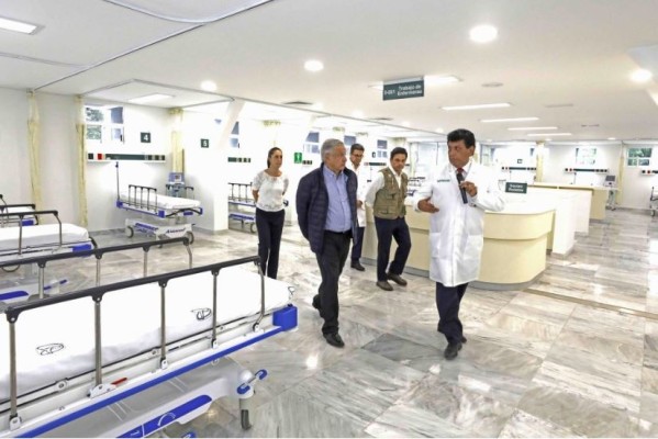 A marchas forzadas, IMSS habilita hospital en la CDMX para casos graves de Covid-19