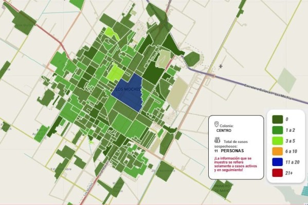Incremento de casos Covid-19 en Ahome fue de al menos 53.2% durante enero