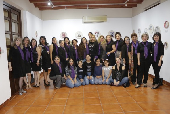 Integrantes del Colectivo Bordadoras de Corazón de Mujer.