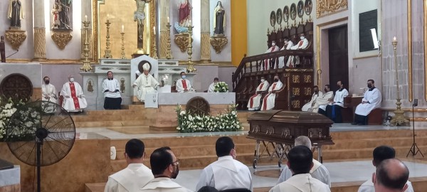 Dan último adiós al Obispo Emérito Benjamín Jiménez Hernández