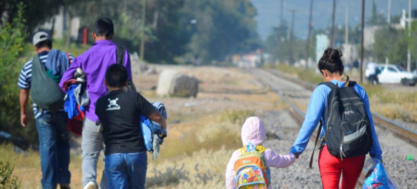 Niños migrantes en México. Foto: UNICEF México