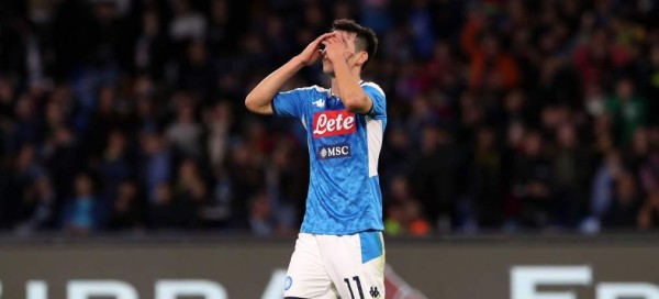 Tristes dos minutos juega Chucky Lozano en derrota del Napoli