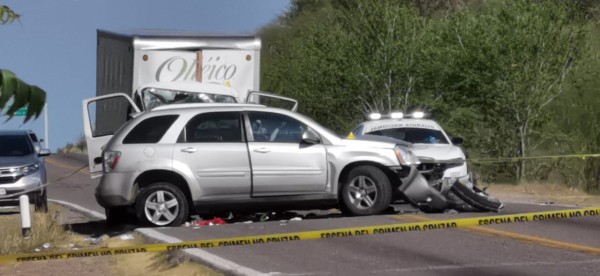 Dos personas mueren en accidente vial en Elota