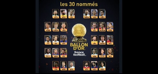 Ocho madridistas, Messi, Salah, Griezmann... revelan candidatos a Balón de Oro