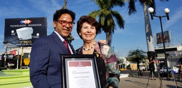 La mazatleca Yolanda Urquijo es reconocida con el Premio Estatal al Mérito Social 2019 Agustina Ramírez